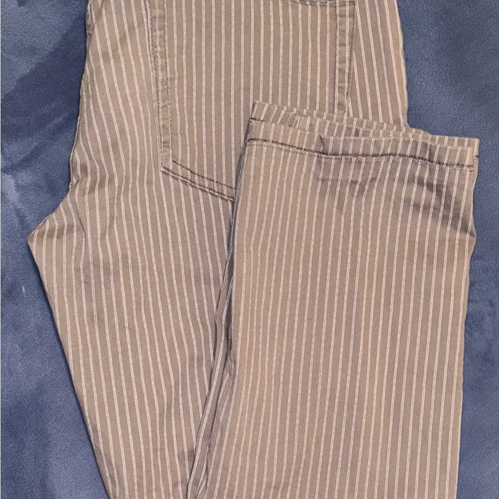 Joe’s Striped Tan and white jeans